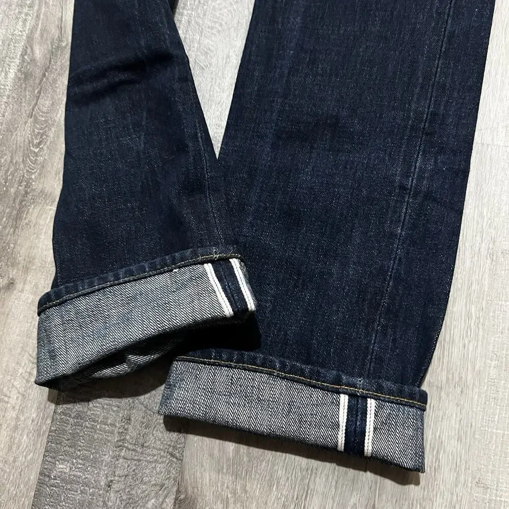 Big Star 1974 Div Slim Fit Mens Jeans Sz 29L Dark Wash Selvedge Denim Indigo